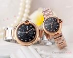 Clone Cartier Ballon Bleu Rose Gold Automatic Watches 42mm or 33mm
